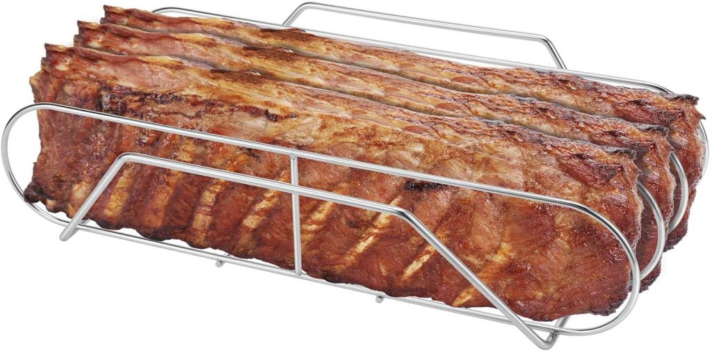 SOLIGT Extra Long 304 Stainless Steel Rib Rack